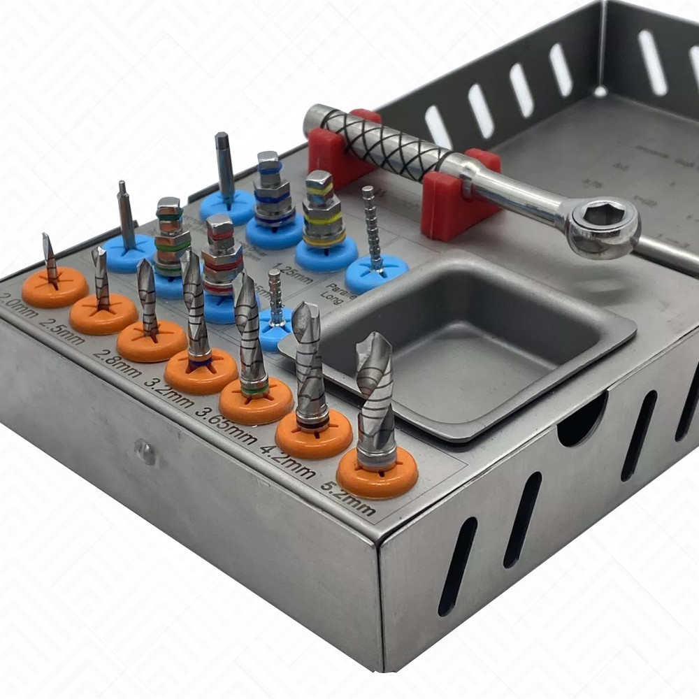 歯科手術用ドリルとドライバーインプラントキット | New Med Instruments